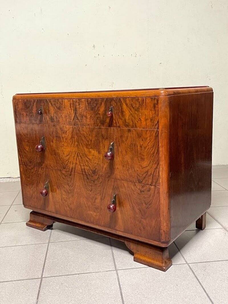 Cassettiera piccola Déco, anni '30