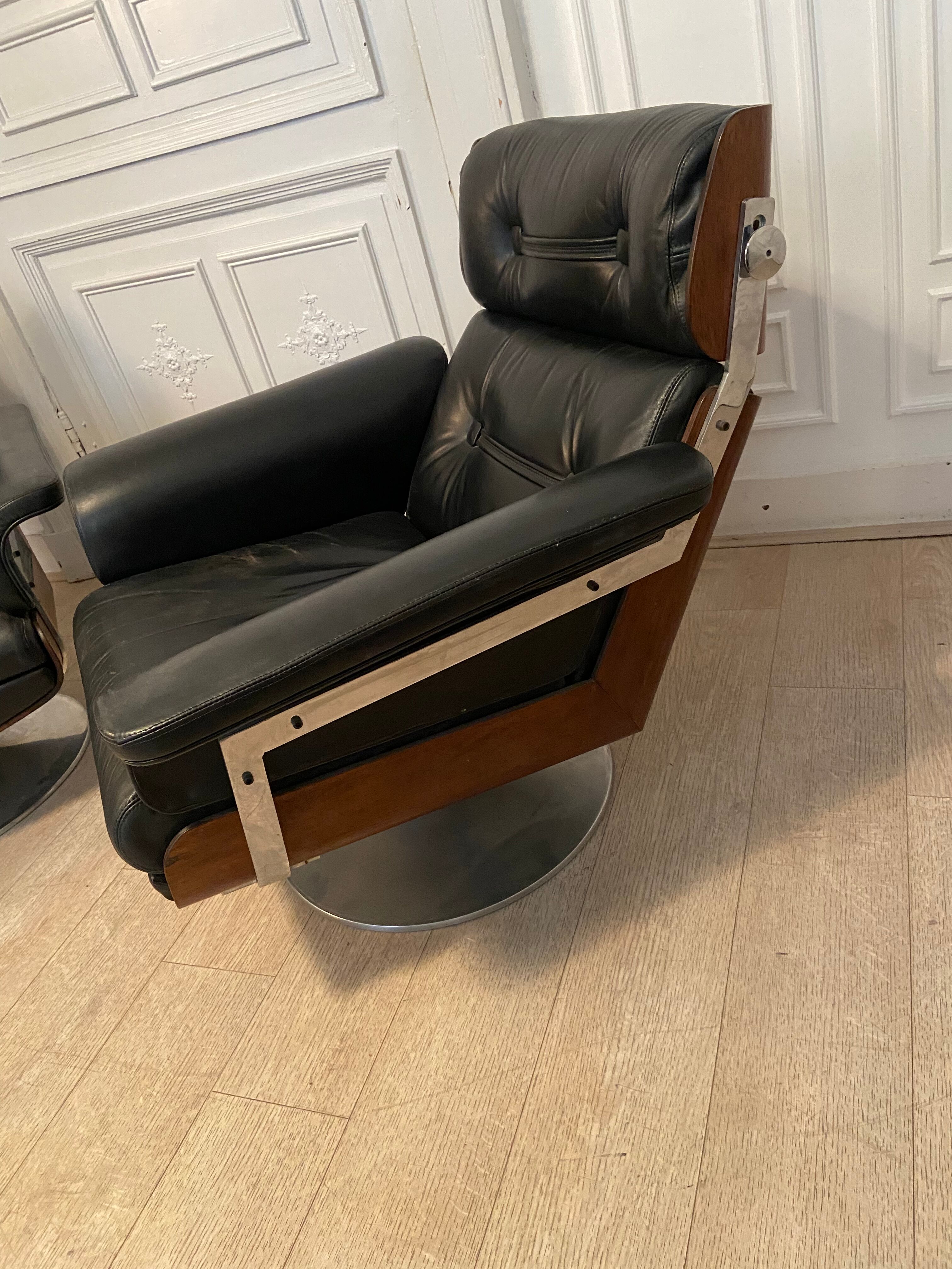 Set of Italian armchairs, 1960s