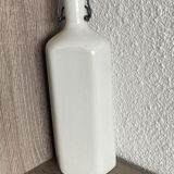 White stoneware bottle