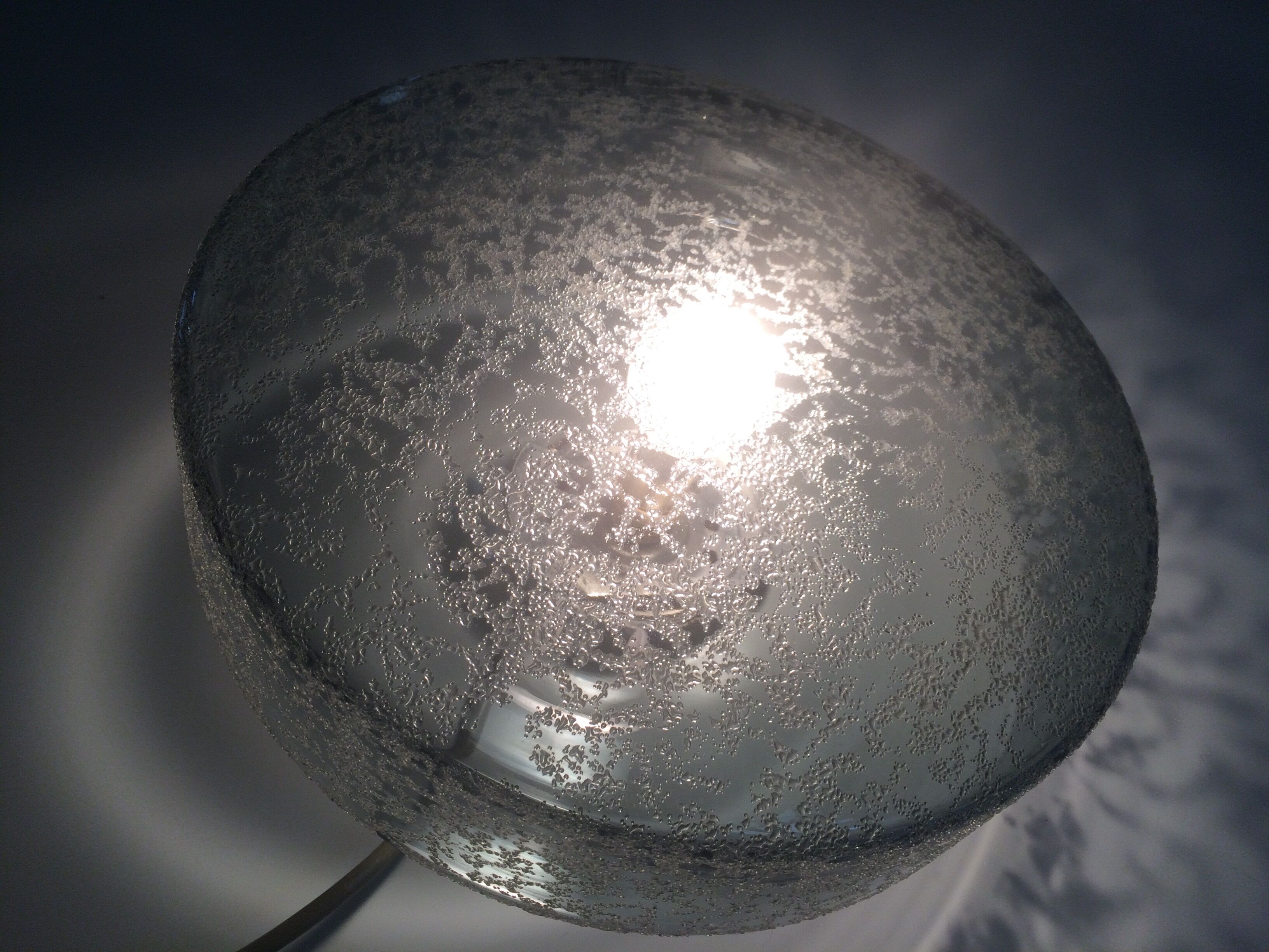 Smoked glass suspension 70s