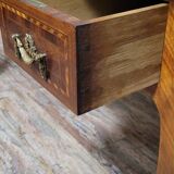 Louis XV style marquetry center desk