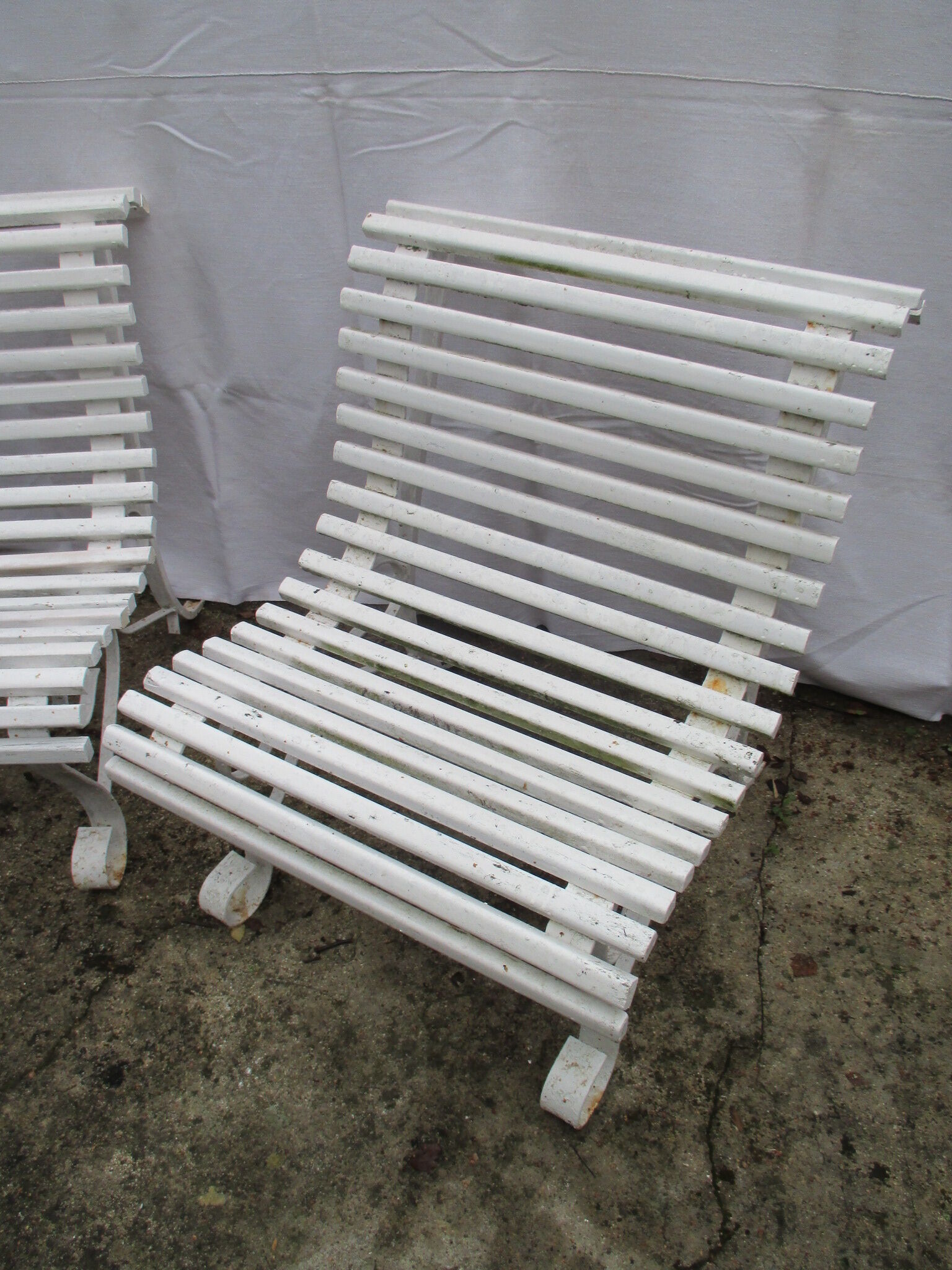 Pair of benches from the 1950