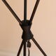 Three-colour tripod floor lamp from the 1950s with three lights.