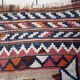 Handmade antique Persian Ardabil kilim rug 137 x 198 cm, 1930s