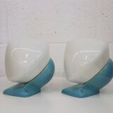 Pair of bathroom wall lamps *** Stig Carlsson *** model 6030 IFÖ