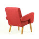 Red Midcentury Armchair by Jitona, Czechoslovakia 1960s