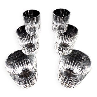 Set of 6 Crystal Whiskey Glasses from BACCARAT