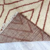 Handcrafted moroccan berber carpet 160 x 128 cm