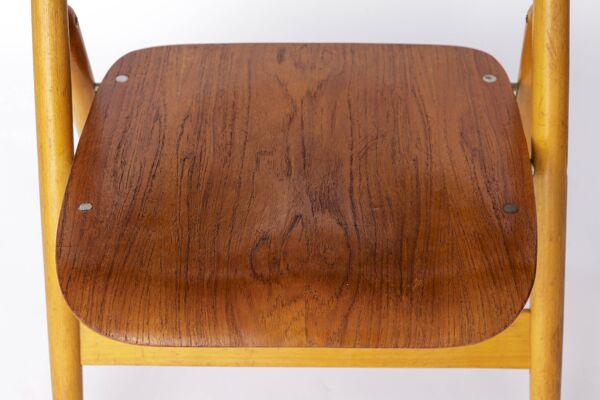 1 sur 10 Chaise pliante Egon Eiermann SE18, années 1950 Wilde + Spieth, Vintage