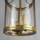 Pair of 1950s brass lanterns
