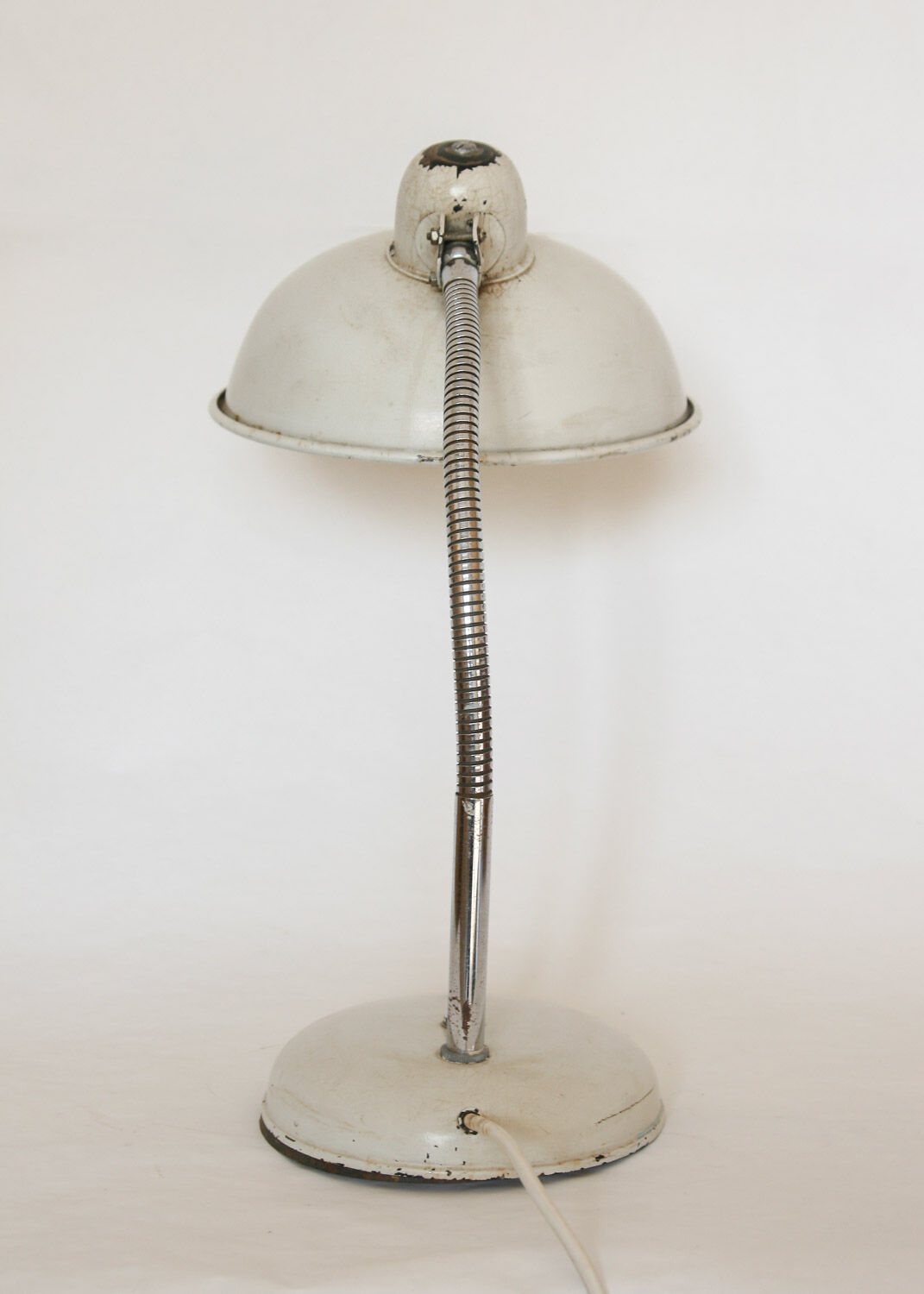 Vintage Industrial Gooseneck Table Lamp, 1940s