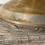 Art Deco footed cup in silver metal
