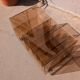 Table d'appoint plexiglas fumé