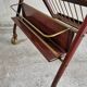 Table, bar trolley on wheels. removable tray. design 50 vintage italy