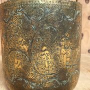 Serious brass pot
