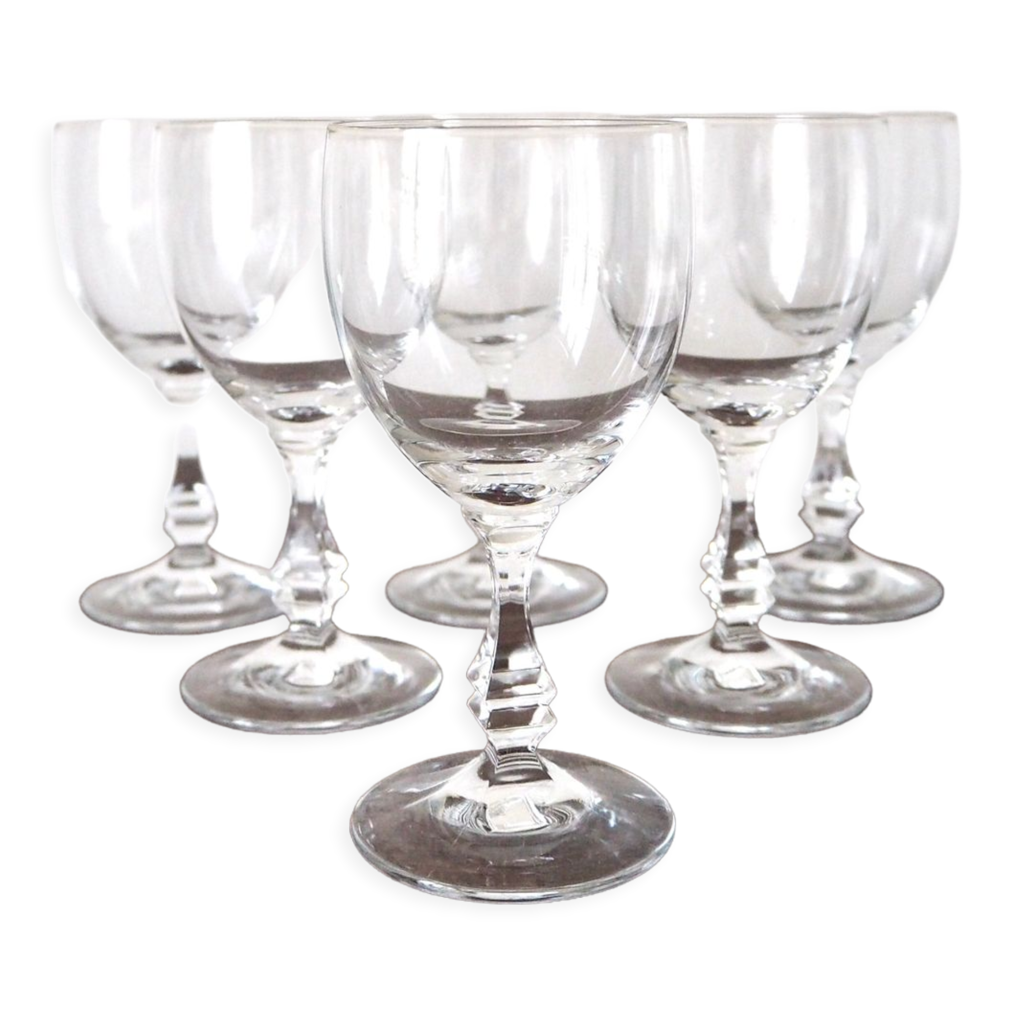 Set of 6 wine glasses