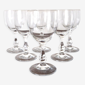Set of 6 wine glasses