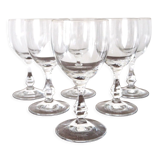 Set of 6 wine glasses