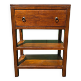 Solid wood bedside table