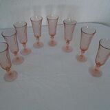 8 glasses Rosaline champagne glass Luminarc France