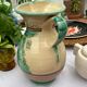 Spanish glazed ceramic bird pitcher Puente del Arzobispo Toledo España