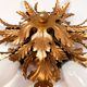 Florentine ceiling or wall lamp attributed to Banci Firenze, 1960s