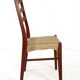 Set of 4 Arne Wahl Iversen for Glygnore papercord chairs