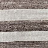 brown cream kilim carpet 120x140 cm, wool washabele rug , organic rug