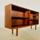 Vintage Danish mid-century retro rosewood bookcase 1960s