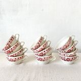 Old Sarreguemines cups