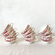 Old Sarreguemines cups