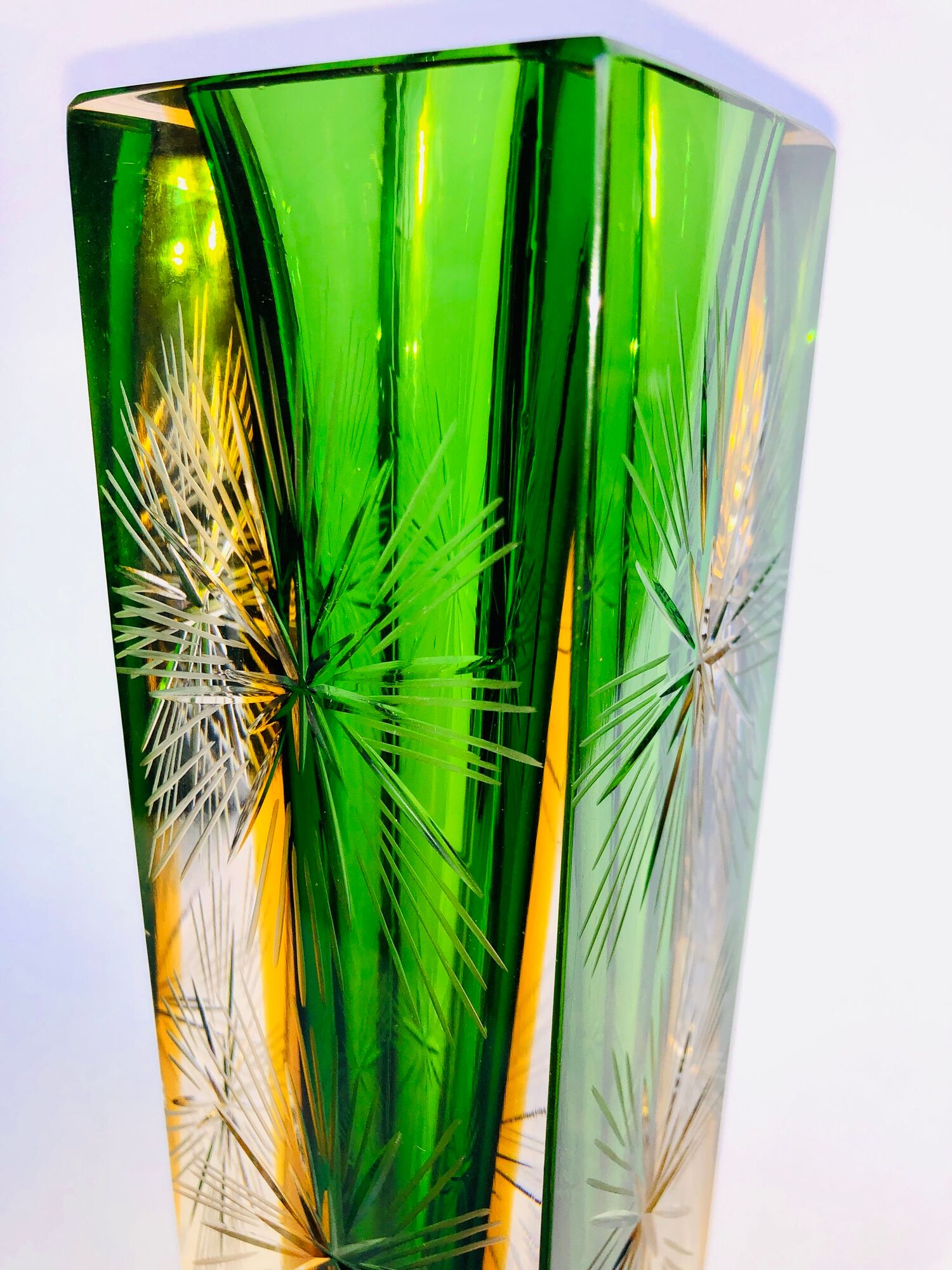 Vase Sommerso Murano design Luigi Mandruzzato, 60s
