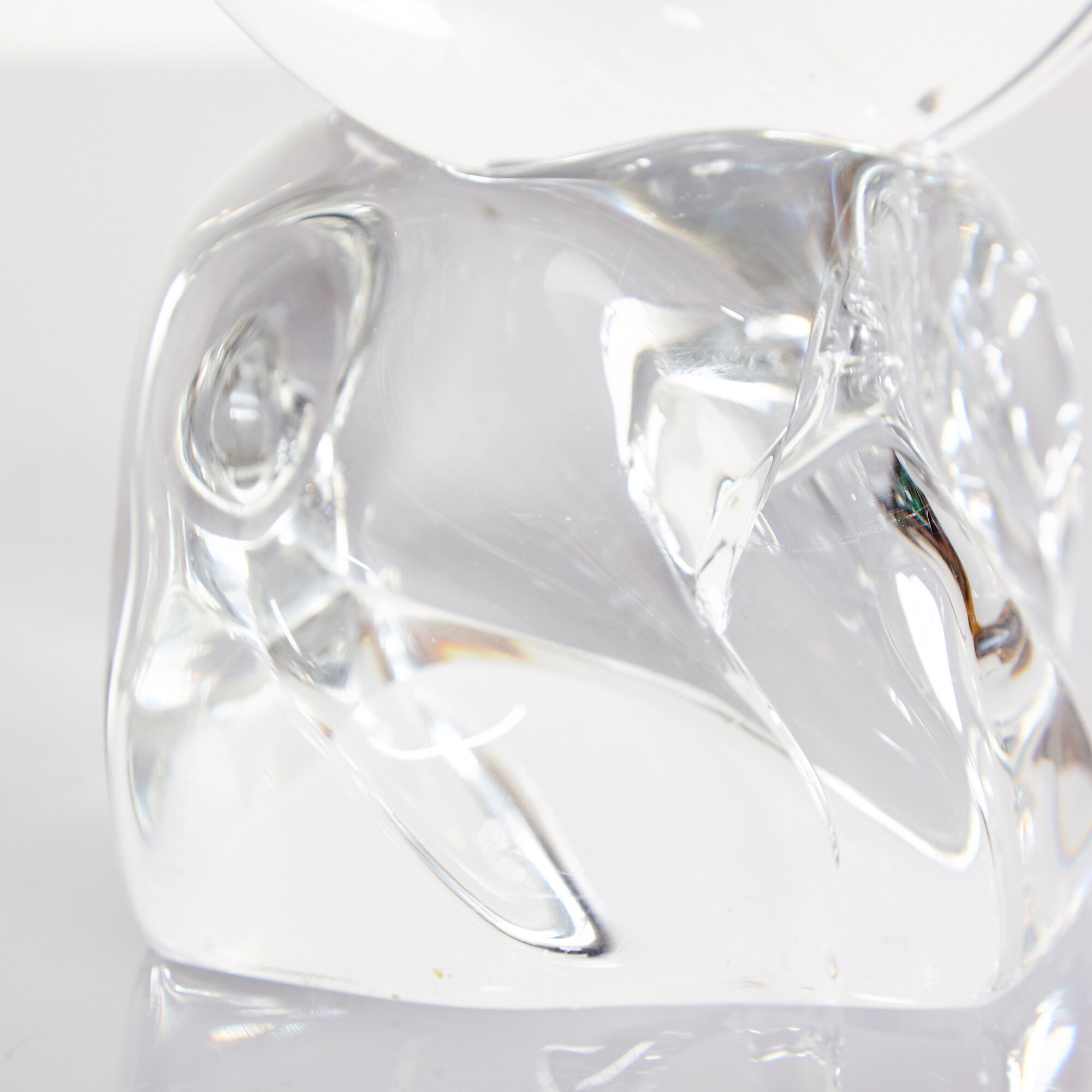 French crystal candlestick