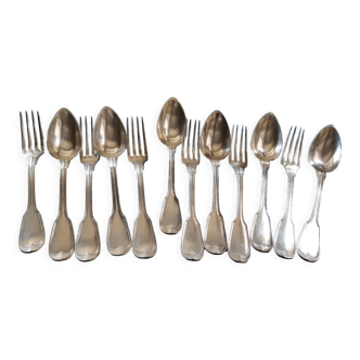 Christofle spoons and forks