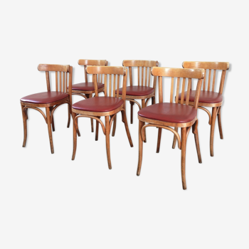 Série de 6 chaises bistrot