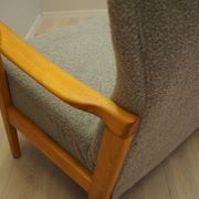 Beech sofa, Danish design, 1960s, designer: Soren Hansen, manufacturer: Fri