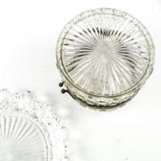 Art Deco bonbonniere, glass, HSG Ząbkowice, Poland, 1930s