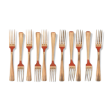 Menagère metal argente art deco incomplete 34 pieces