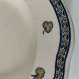 K&G Lunéville "Rouen Clover" plate circa 1880-1900