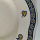 Assiette K&G Lunéville "Rouen Trèfle" circa 1880-1900