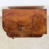 Set of 2 art-deco bedside tables with bakelite handles