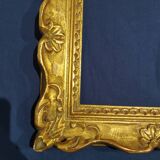 Montparnasse frame gilded carved wood foliage 22 cm x 21 cm