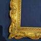 Montparnasse frame gilded carved wood foliage 22 cm x 21 cm