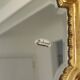 Miroir cranté en or classique Deknudt, biseauté, style Louis XVI, 94 cm