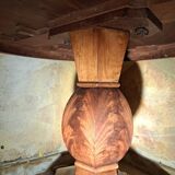 Round mahogany table