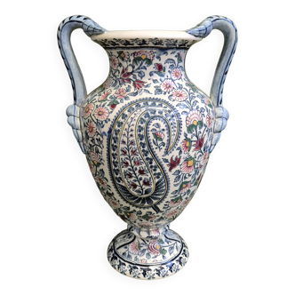 GIEN earthenware vase