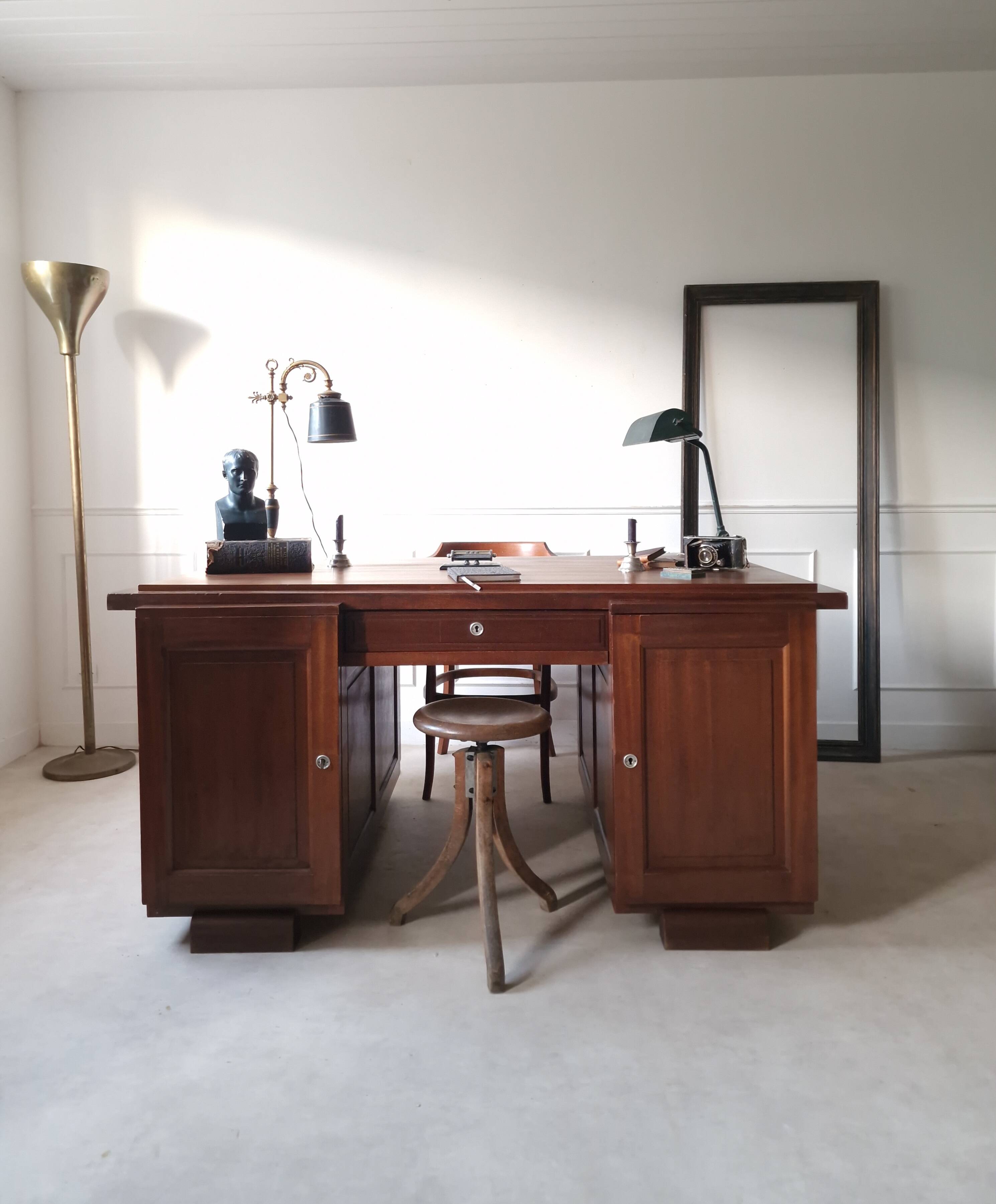 Antique double desk