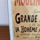 Vintage poster "moulin rouge"