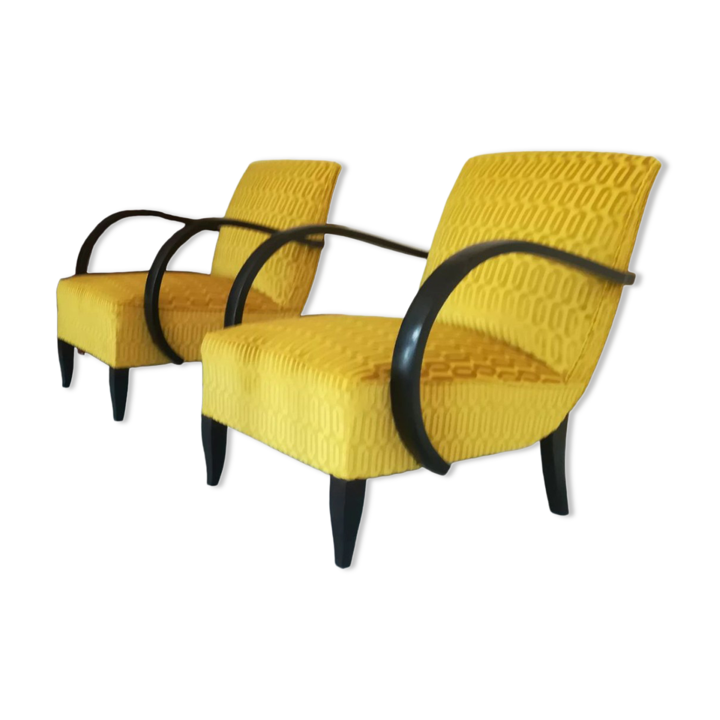 Pair of Art Deco armchairs