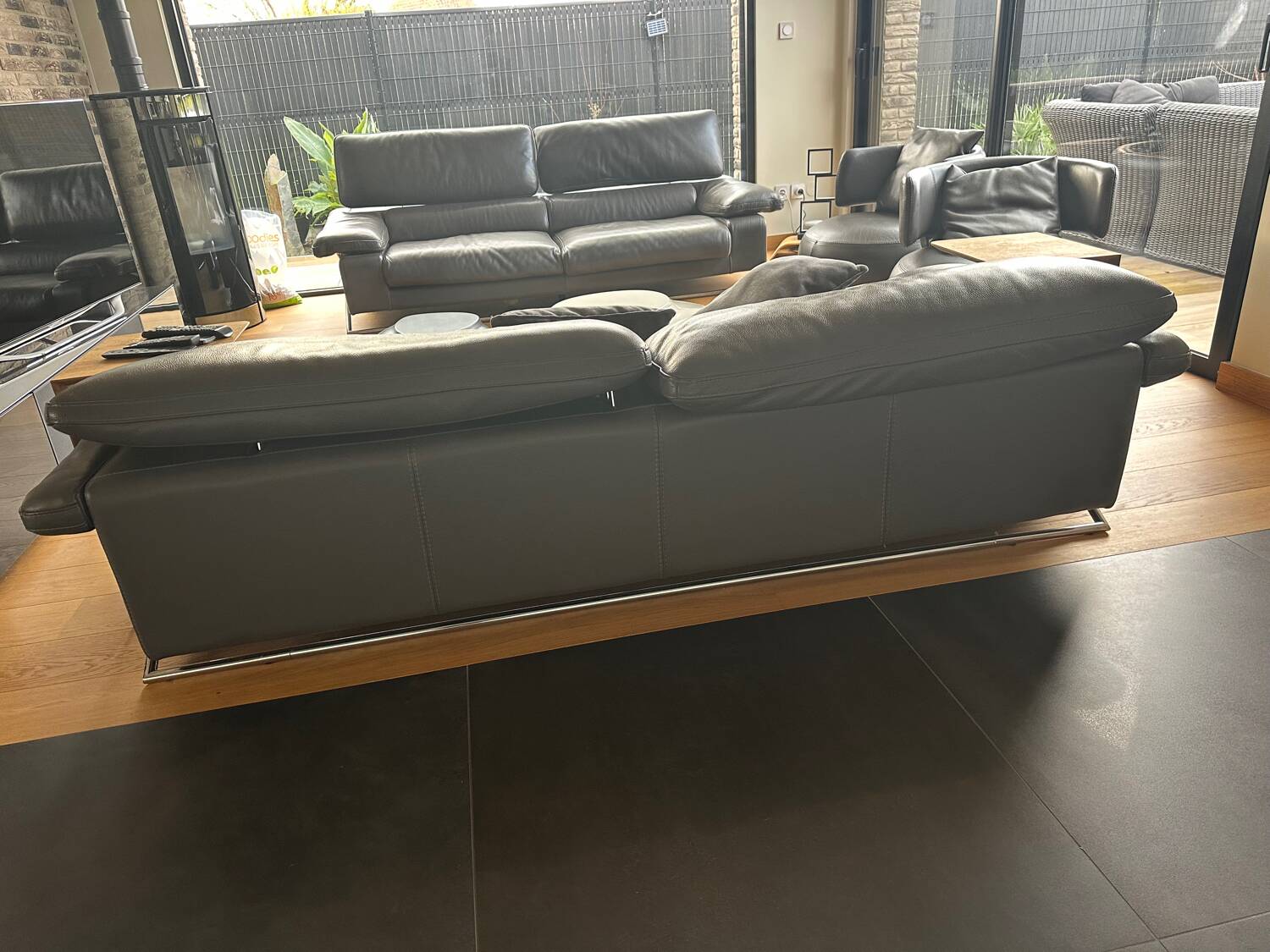 Large 3-seater sofa – TARMAC model by Roche Bobois